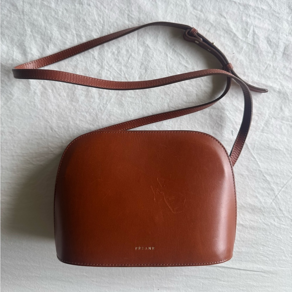 Sezane Brown Crossbody Bag